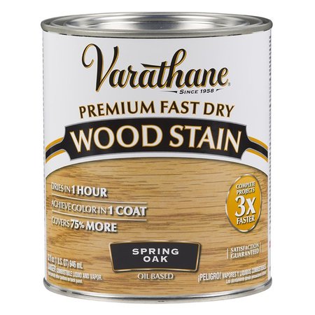 RUST-OLEUM 1 Qt Spring Oak Varathane Premium Fast Dry Wood Stain 262004